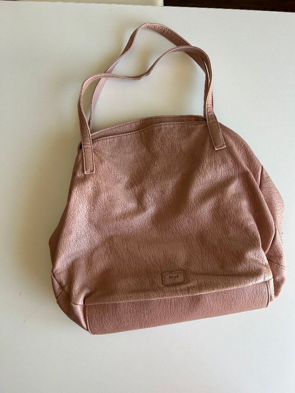Designer Bag CoLab brand Beautiful blush pink slouchy shoulder softcomfy leather - Picture 4 of 11